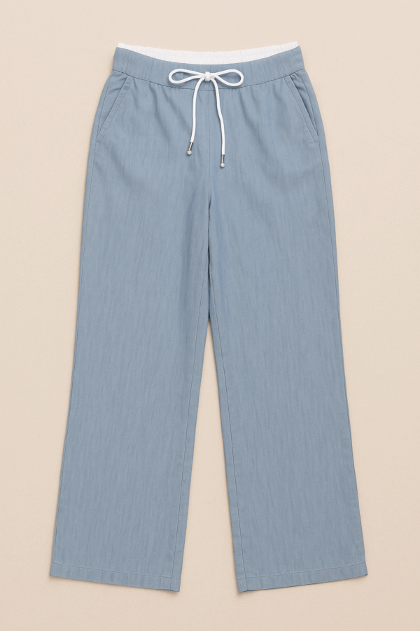 Pantalon large fluide