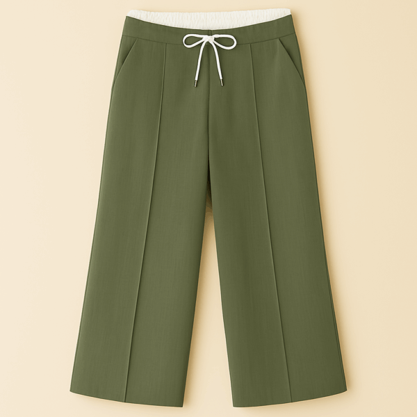 Pantalon à jambe large ample – Élégance et confort assurés