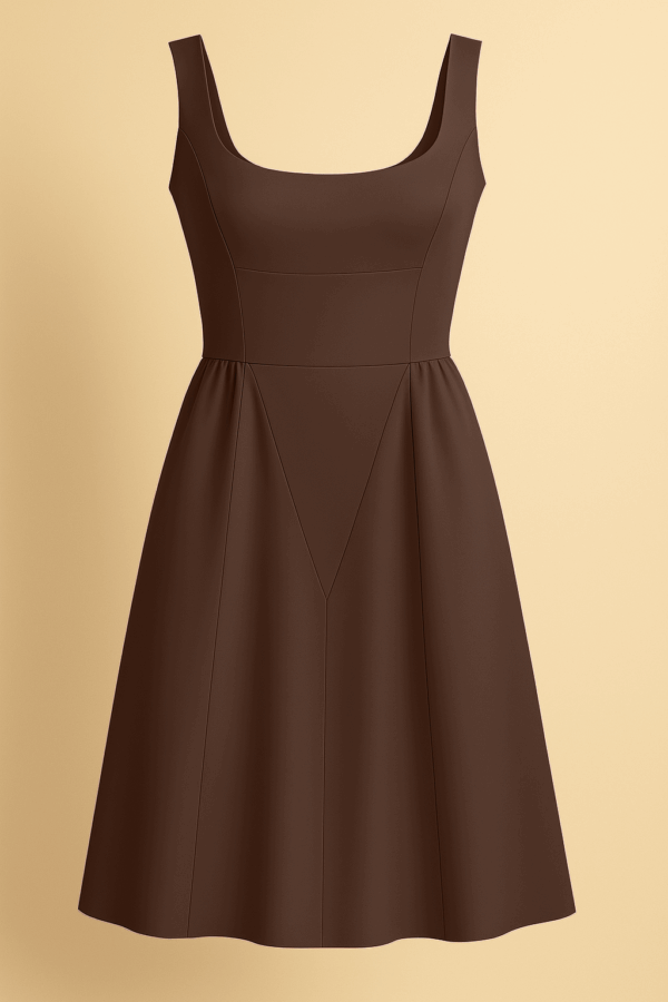 Robe longue fluide évasée