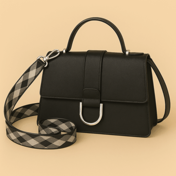 Sac à main avec double bandoulière interchangeable