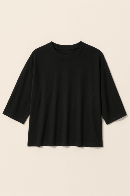 T-shirt Oversize – Manches 3/4