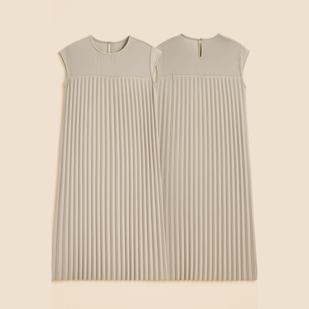 Robe plissée
