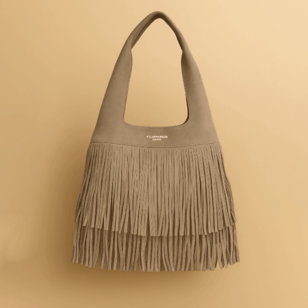 Sac à main à franges