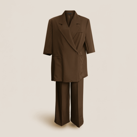 Blazer manches courtes & Pantalon large