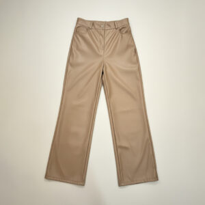 pantalon semi cuir beige - People Trendy