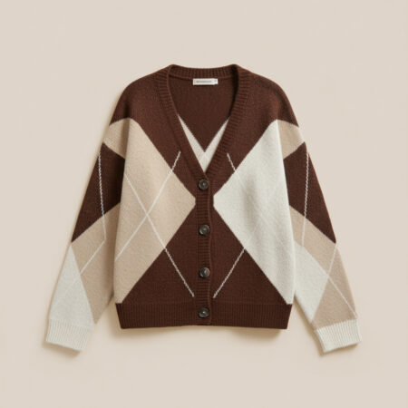 Veste croisée à motifs