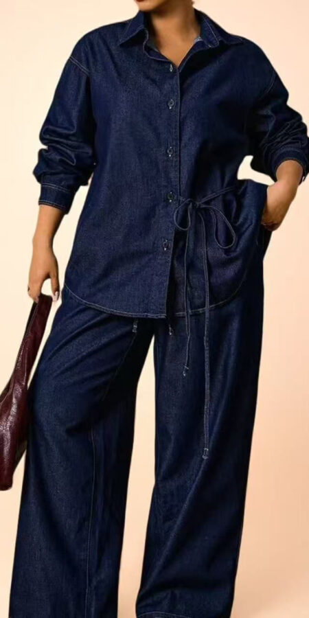 Ensemble chemise & pantalon fluide