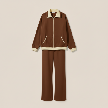 Ensemble jogging zippé