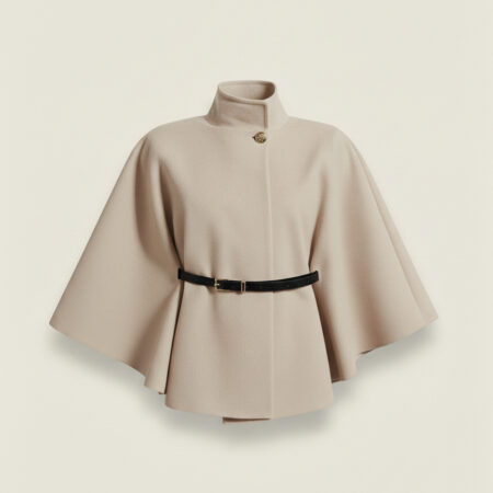 Cape courte avec ceinture